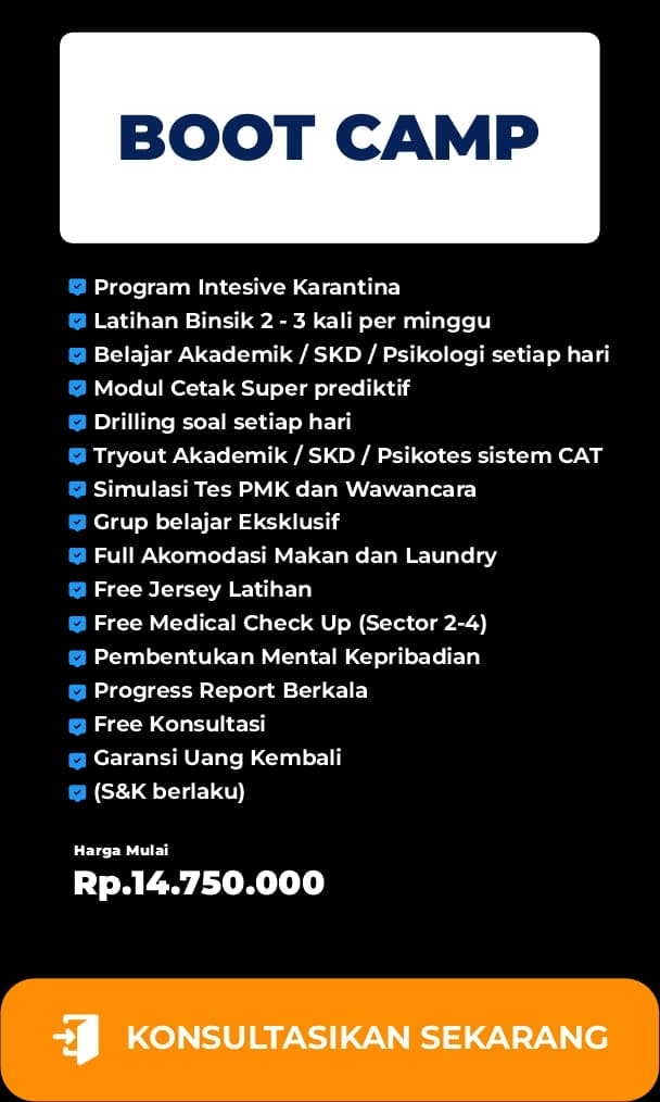 Bimbel Masuk SMA Taruna Nusantara