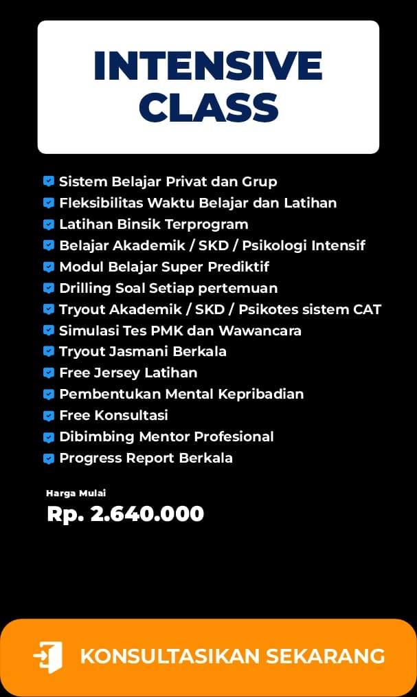 Bimbel Masuk SMA Taruna Nusantara