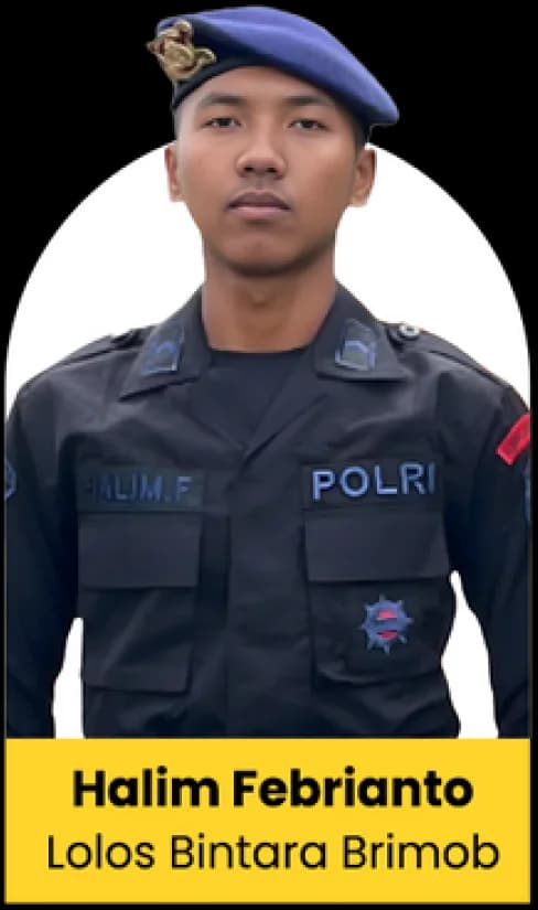 Alumni Lolos Brimob Halim Febrianto
