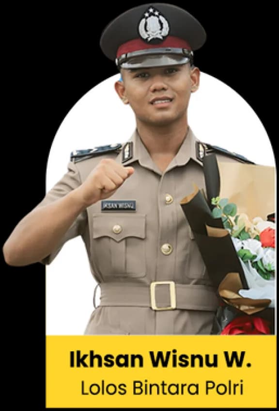 Alumni Lolos Bintara Polri Ikhsan Wisnu W.