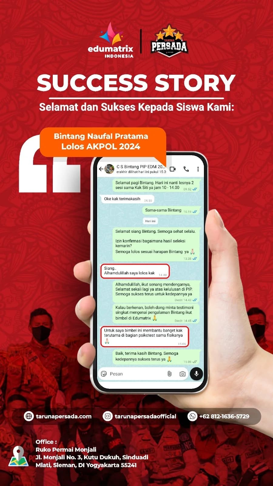 Lolos Akpol 2024 Bintang Naufal Pratama
