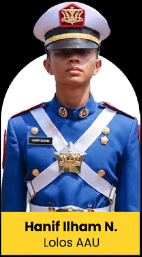 Alumni Lolos AAU Hanif Ilham N. Alumni Lolos AAU Hanif Ilham N.