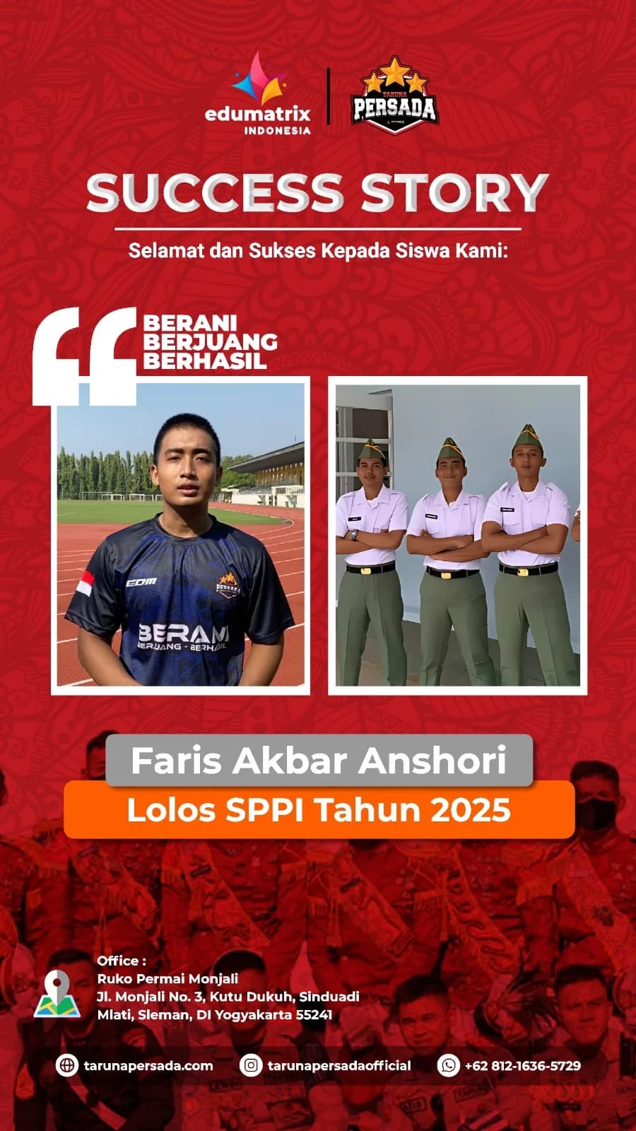 Lolos SPPI 2025 Faris Akbar Anshori Lolos SPPI 2025 Faris Akbar Anshori